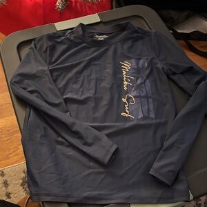 Blue Long Sleeve Rash Guard
